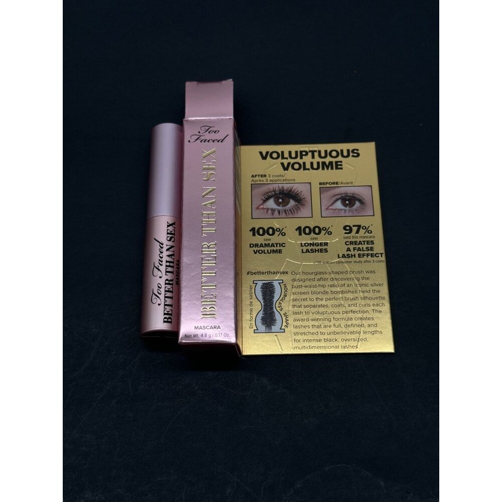 Too Faced Better Than Sex Mascara 0.17 oz. Mini Black
